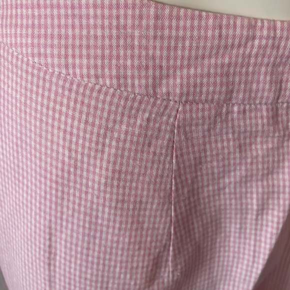 Preppy Gingham Cropped Pants Sz Euro 38 - Picture 6 of 7